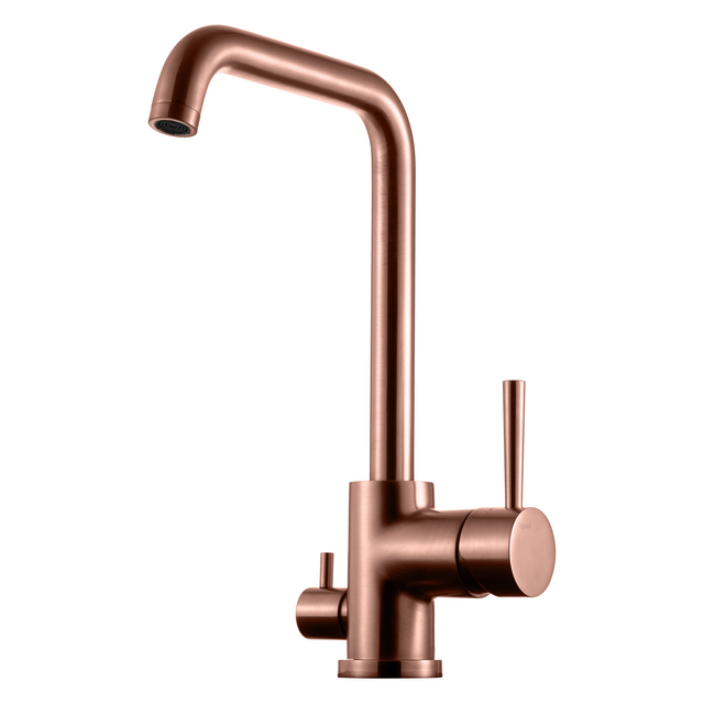 KÖKSBLANDARE EVO 984 MED DM-AVSTÄNGNING KOPPAR | Beijerbygg Byggmaterial